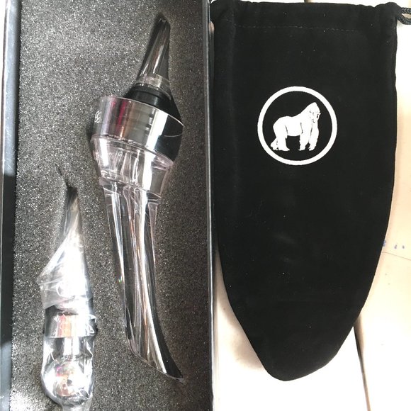 BAR GIANT Wine Aerator Pourer And Stoppe NWT - Picture 3 of 12